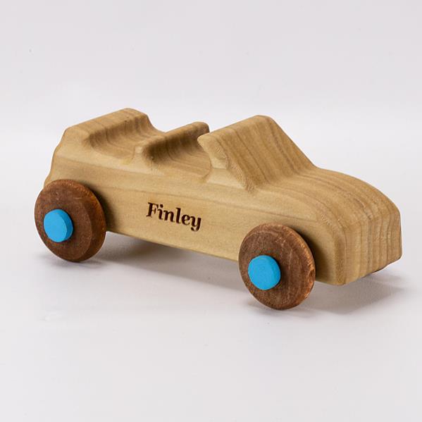Convertible Wooden Toy Car - Personalized